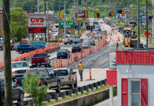 Work continues on intersection in Sabraton
